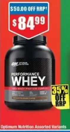 Chemist Warehouse Performance whey offer