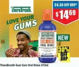 Chemist Warehouse TheraBreath Gum Care Oral Rinse offer