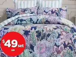 Spotlight Selected KOO Quilt Cover Sets Featuring Mollie offer