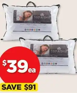 Spotlight LOGAN & MASON Chamber Pillow offer