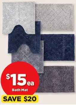 Spotlight KOO Diamond Bath Mat Range Bath Mat offer