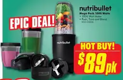 The Good Guys nutribullet Mega Pack 1000 Watt offer