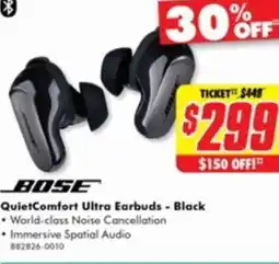 The Good Guys BOSE QuietComfort Ultra Earbuds - Black offer