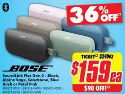 The Good Guys BOSE SoundLink Flex Gen 2 offer