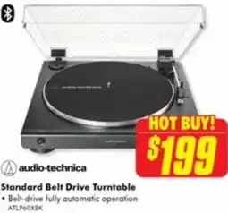 The Good Guys audio-technica Standard Belt Drive Turntable offer