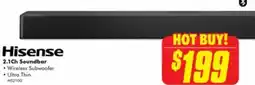 The Good Guys Hisense 2.1Ch Soundbar offer