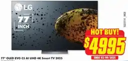 The Good Guys 77 OLED EVO C5 AI UHD 4K Smart TV 2025 offer