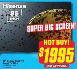 The Good Guys 85" Q6QAU QLED 4K Smart TV 2025 offer