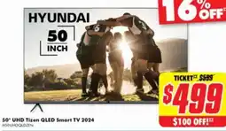 The Good Guys 50* UHD Tizen QLED Smart TV 2024 H50UHDQLDZEN offer