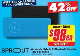 The Good Guys SPROUT Maverick Hybrid 2 Bluetooth Speaker offer