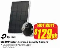 The Good Guys 2K 3MP Solar-Powered Security Camera offer