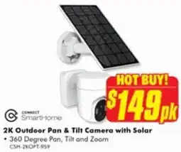 The Good Guys 2K Outdoor Pan & Tilt Camera with Solar offer