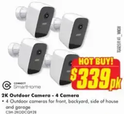 The Good Guys 2K Outdoor Camera - 4 Camera offer