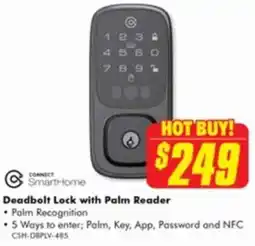The Good Guys Deadbolt Lock with Palm Reader offer