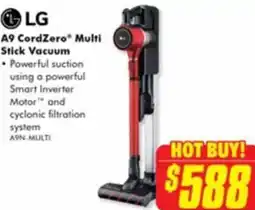 The Good Guys LG A9 CordZero Multi Stick Vacuum offer