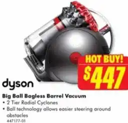 The Good Guys dyson Big Ball Bagless Barrel Vacuum offer