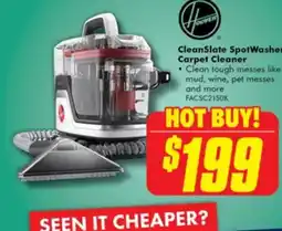 The Good Guys CleanSlate SpotWasher Carpet Cleaner offer