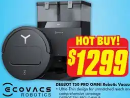 The Good Guys DEEBOT T50 PRO OMNI Robotic Vacuum offer