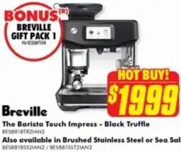 The Good Guys Breville The Barista Touch Impress - Black Truffle offer