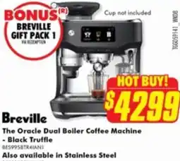 The Good Guys Breville The Oracle Dual Boiler Coffee Machine offer