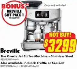 The Good Guys Breville The Oracle Jet Coffee Machine offer
