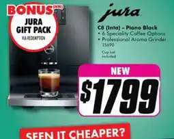 The Good Guys Jura C8 (Inta) - Piano Black offer