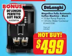 The Good Guys DeLonghi Magnifica Fully Automatic Coffee Machine - Black offer