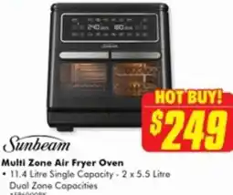 The Good Guys Sunbeam Multi Zone Air Fryer Oven offer