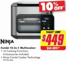 The Good Guys NINJA Combi 14-in-1 Multicooker offer