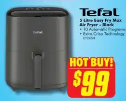 The Good Guys Tefal 5 Litre Easy Fry Max Air Fryer - Black offer