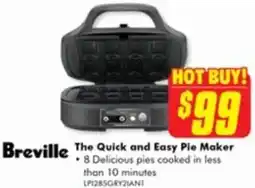 The Good Guys Breville The Quick and Easy Pie Maker offer