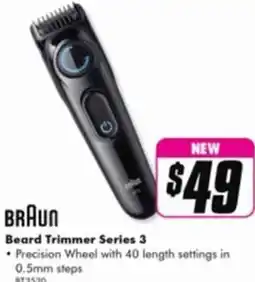 The Good Guys BRAUN Beard Trimmer Series 3 offer