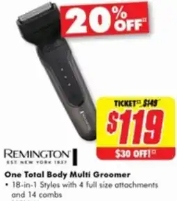 The Good Guys REMINGTON One Total Body Multi Groomer offer