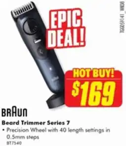 The Good Guys BRAUN Beard Trimmer Series 7 offer