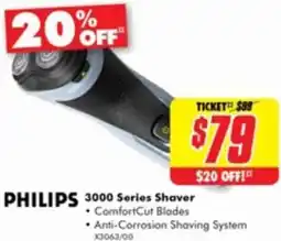 The Good Guys PHILIPS 3000 Series Shaver offer
