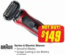 The Good Guys BRAUN Series 6 Electric Shaver offer