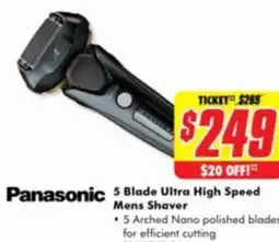 The Good Guys Panasonic 5 Blade Ultra High Speed Mens Shaver offer