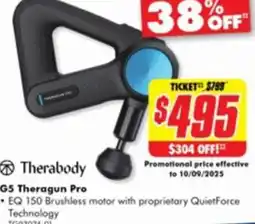 The Good Guys Therabody G5 Theragun Pro offer