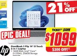 The Good Guys OmniBook 5 Flip 14" 15 Touch offer