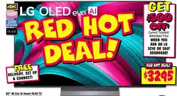 JB Hi-Fi 65" 4K Evo Al Smart OLED TV offer