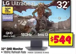 JB Hi-Fi LG UltraGear™ 32" QHD Monitor offer
