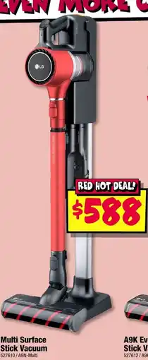 JB Hi-Fi LG Multi Surface Stick Vacuum offer