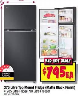 JB Hi-Fi 375 Litre Top Mount Fridge offer