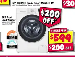 JB Hi-Fi 8KG Front Load Washer offer