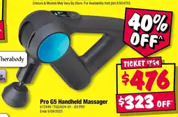 JB Hi-Fi Pro G5 Handheld Massager offer