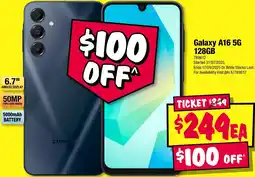 JB Hi-Fi Galaxy A16 5G 128GB offer
