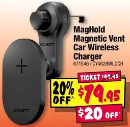 JB Hi-Fi MagHold Magnetic Vent Car Wireless Charger offer