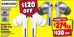 JB Hi-Fi Buds3 Pro AI ANC True Wireless Earphones offer