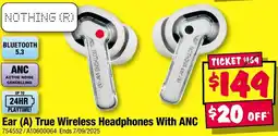 JB Hi-Fi Ear (A) True Wireless Headphones With ANC offer