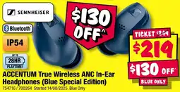 JB Hi-Fi ACCENTUM True Wireless ANC In-Ear Headphones offer